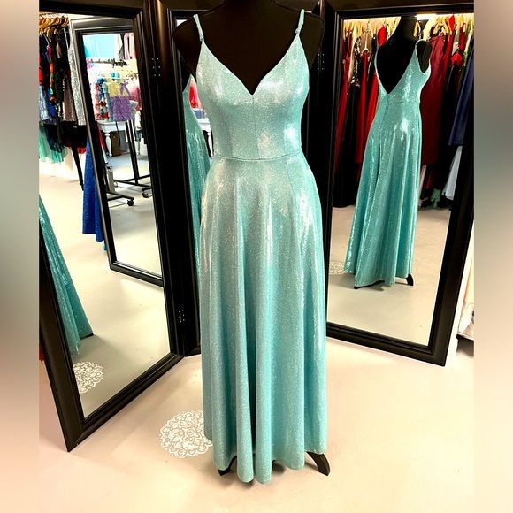 Long metallic dress - Picture 1 of 3